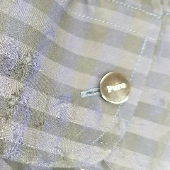 Ted Baker Men's Shirt Size 3 (US Medium) Striped - Picture 6 of 10